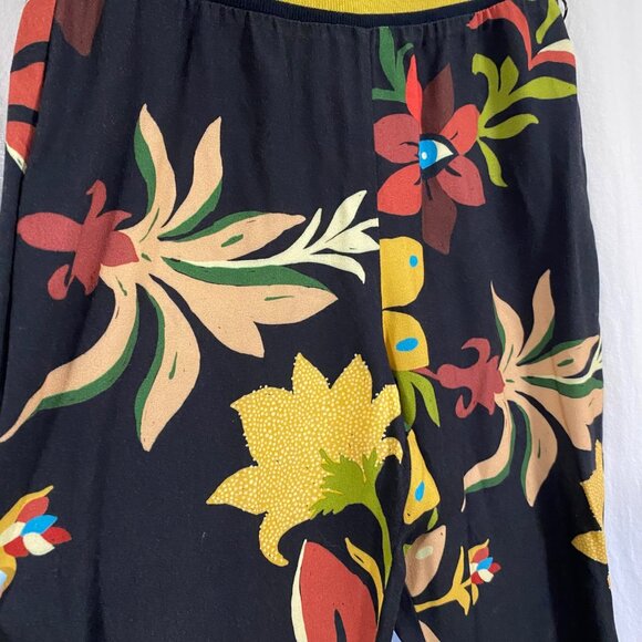 Farm Rio Calla Flare Retro Floral Pants‎ Size S - Picture 2 of 14